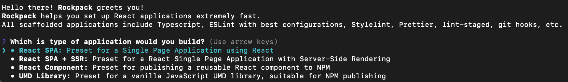 Rockpack CLI