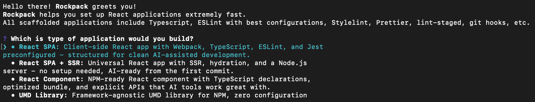 Rockpack CLI